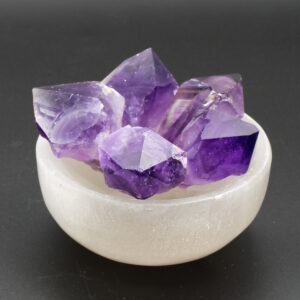 Natural Amethyst Points with root